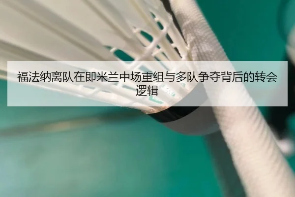 福法纳离队在即米兰中场重组与多队争夺背后的转会逻辑